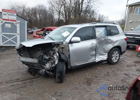 2012 Toyota Highlander Se V6 из США, поврежденный, VIN 5TDBK3EH6CS146228